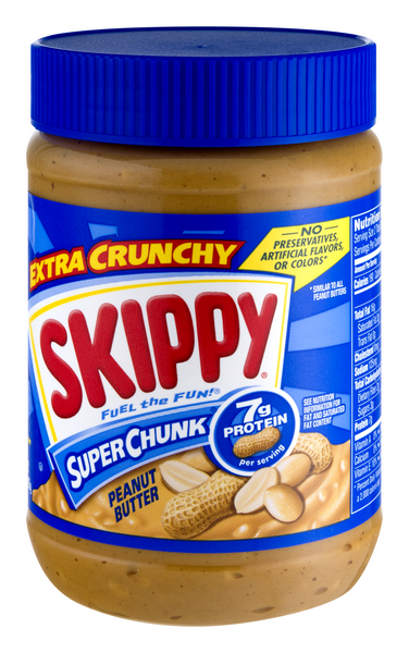 Skippy Peanut Butter, Super Chunk, Extra Crunchy - 64 oz