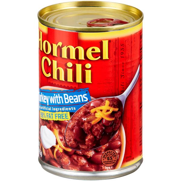 Hormel Chili Turkey w/Beans 98% Fat Free | Hy-Vee Aisles Online Grocery ...