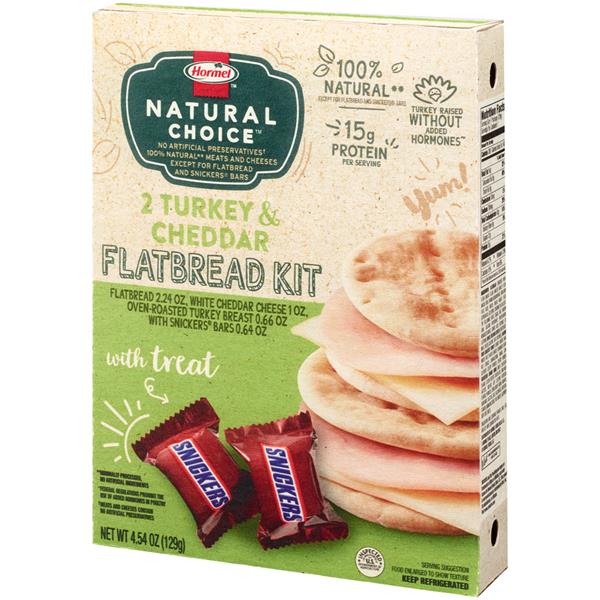 Hormel Natural Choice 2 Turkey & Cheddar Flatbread Kit HyVee Aisles