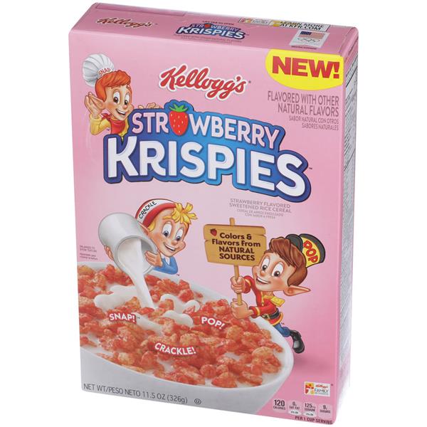 Kellogg S Rice Krispies Cereal Strawberry Hy Vee Aisles Online Grocery Shopping