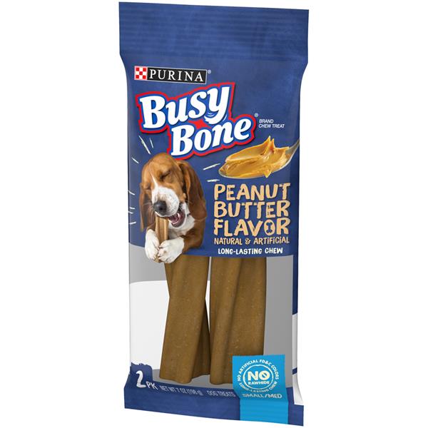 Purina Busy Bone Peanut Butter Flavor Dog Treats Small/Med 2Pk | Hy-Vee ...