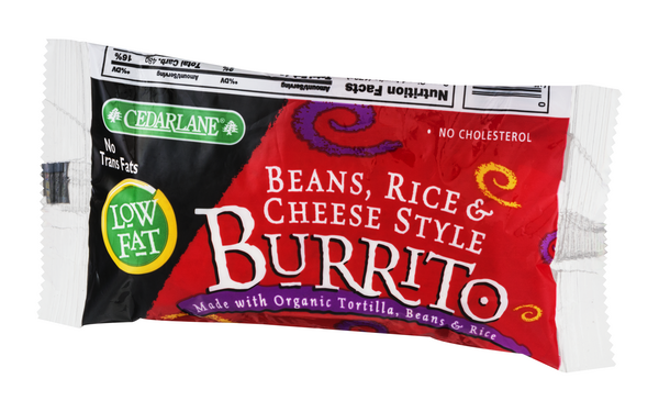 CedarLane Low Fat Burrito Beans, Rice & Cheese Style | Hy-Vee Aisles ...