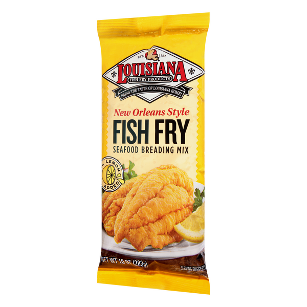 Louisiana New Orleans Style Fish Fry Seafood Breading Mix 