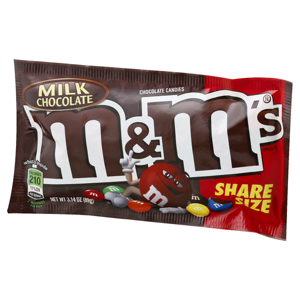 M&M's Milk Chocolate Bites Pouch Bag