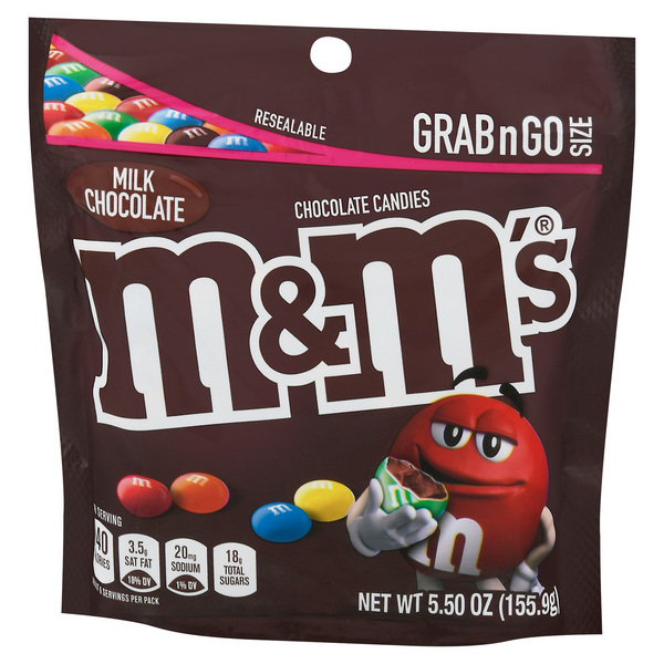 M&M's Milk Chocolate Candies - 10.7 oz bag