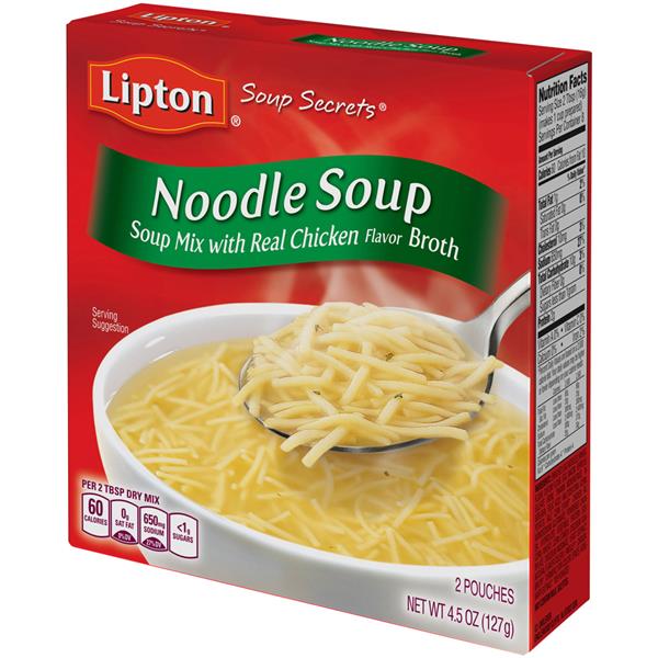 Lipton Soup Secrets Noodle Soup Mix with Real Chicken ...