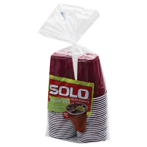 18oz SOLO Squared Plastic Cups | Hy-Vee Aisles Online Grocery Shopping