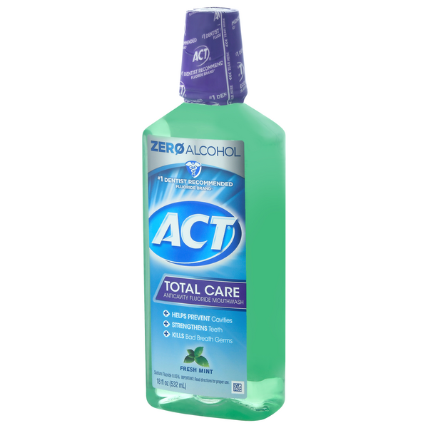 Act Total Care Mouthwash Fresh Mint | Hy-Vee Aisles Online Grocery Shopping