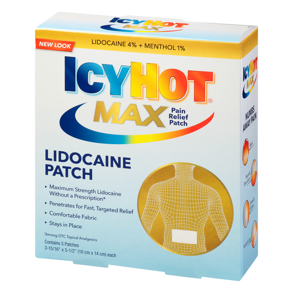 Icy Hot Lidocaine Patch Plus Menthols | Hy-Vee Aisles Online Grocery ...