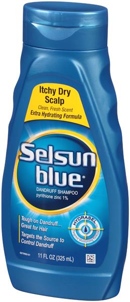 Selsun Blue Itchy Dry Scalp Extra Hydrating Formula Dandruff Shampoo ...