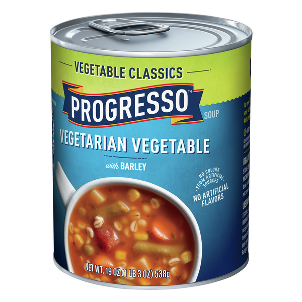 Progresso Vegetable Classics Vegetarian Vegetable with Barley Soup | Hy ...