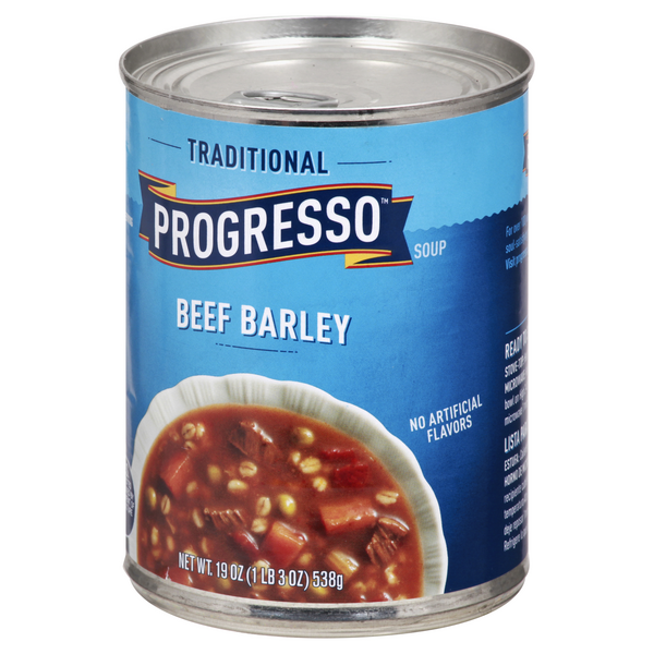 Progresso Traditional Beef Barley Soup HyVee Aisles Online Grocery