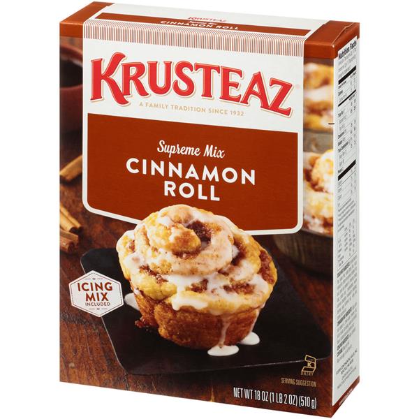 Krusteaz Cinnamon Roll Supreme Mix HyVee Aisles Online Grocery Shopping