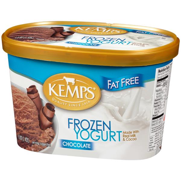 Kemps Fat Free Chocolate Frozen Yogurt | Hy-Vee Aisles Online Grocery ...