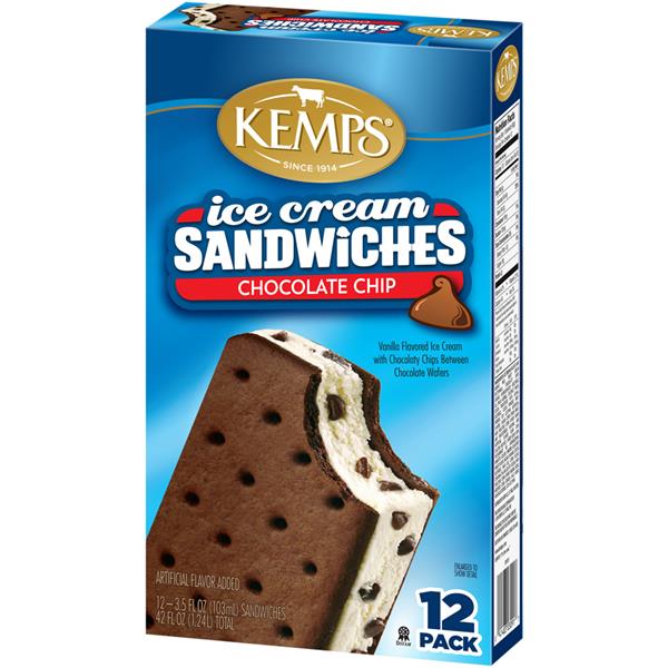 Kemps Ice Cream Sandwiches, Chocolate Chip HyVee Aisles Online