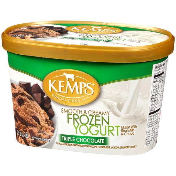 Kemps Triple Chocolate Frozen Yogurt 