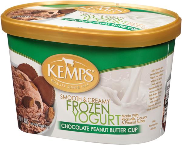 Kemps Chocolate Peanut Butter Cup Frozen Yogurt | Hy-Vee Aisles Online ...