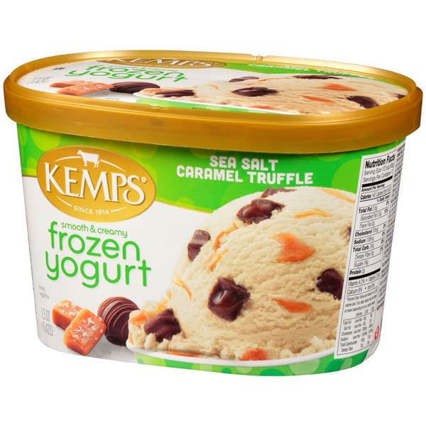 Kemps Sea Salt Caramel Truffle Frozen Yogurt | Hy-Vee Aisles Online ...