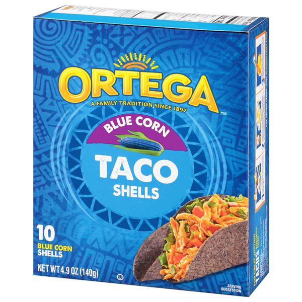 Ortega Good Grains Blue Corn Taco Shells 10Ct | Hy-Vee Aisles Online ...