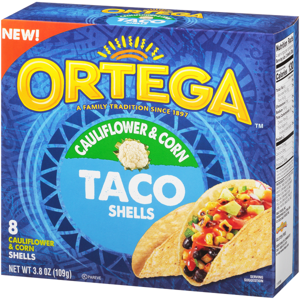 Ortega Cauliflower & Corn Taco Shells 8Ct HyVee Aisles Online