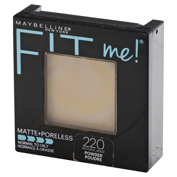 Maybelline Fit Me Matte Poreless Powder 220 Natural Beige Hy Vee   0041554433810 CR Syndigo Default Large 