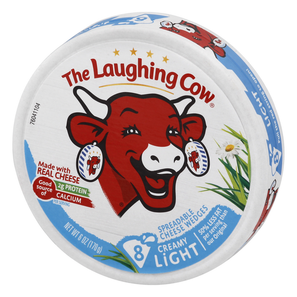 The Laughing Cow Light Creamy Swiss Cheese Wedges 8Ct | Hy-Vee Aisles ...