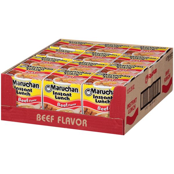 Maruchan Instant Lunch Beef Flavor Ramen Noodle Soup 122.25 oz. Cup