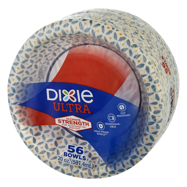 Dixie Ultra Printed Paper Bowls 20oz HyVee Aisles Online Grocery