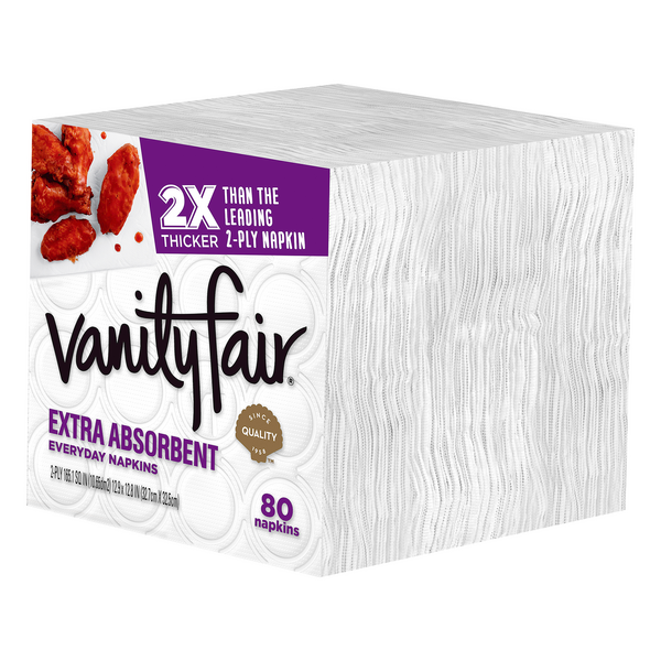 Vanity Fair Extra Absorbent White Paper Napkins HyVee Aisles Online