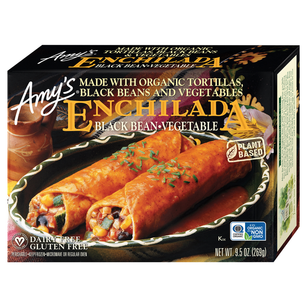 Amy's Black Bean Vegetable Enchilada HyVee Aisles Online Grocery