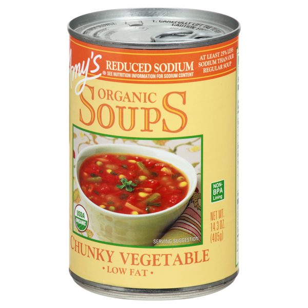 Amy's Organic Low Fat Chunky Vegetable Soup, 14.3 oz