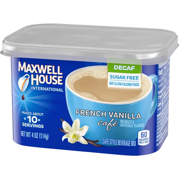 Maxwell House International Cafe Sugar Free Decaffeinated French