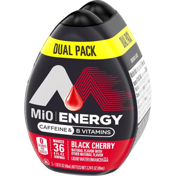 MiO Energy Black Cherry Liquid Water Flavoring Enhancer, 21.62 fl. oz