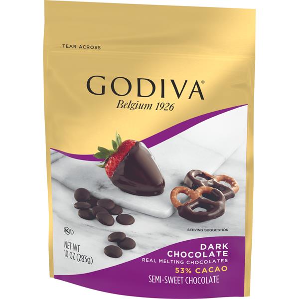Godiva 53 Cacao Dark Melting Chocolate HyVee Aisles Online Grocery