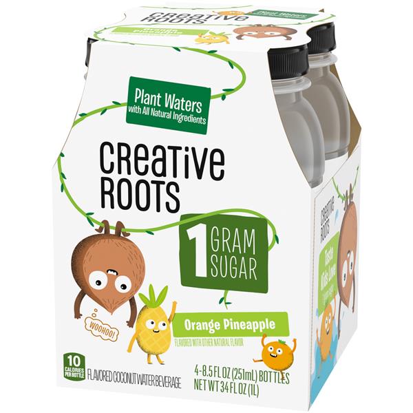 Creative Roots Orange Pineapple Coconut Water Beverage 4Pk HyVee