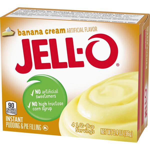 Jell-O Banana Cream Instant Pudding & Pie Filling | Hy-Vee ...