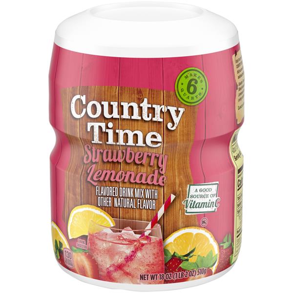 Country Time Strawberry Lemonade Drink Mix HyVee Aisles Online