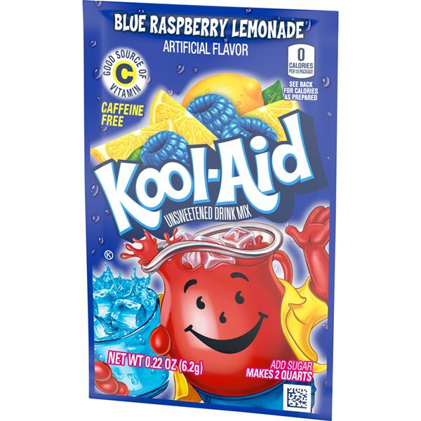 KoolAid Blue Raspberry Lemonade Unsweetened Drink Mix HyVee Aisles