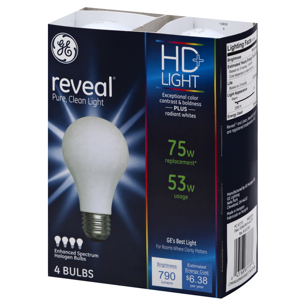 GE Reveal 53W Bulbs | Hy-Vee Aisles Online Grocery Shopping