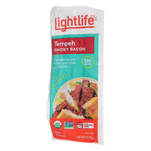 Lightlife Organic Smoky Tempeh Fakin' Bacon Strips | Hy-Vee Aisles ...