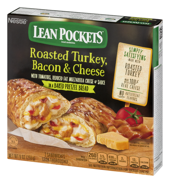 Hot Pockets High Protein Bacon Cheddar Melt Pretzel Bread Crust