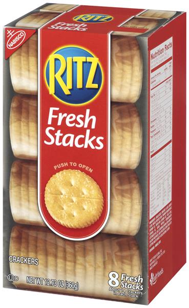 Nabisco Ritz Fresh Stacks Crackers, 8Ct | Hy-Vee Aisles Online Grocery ...