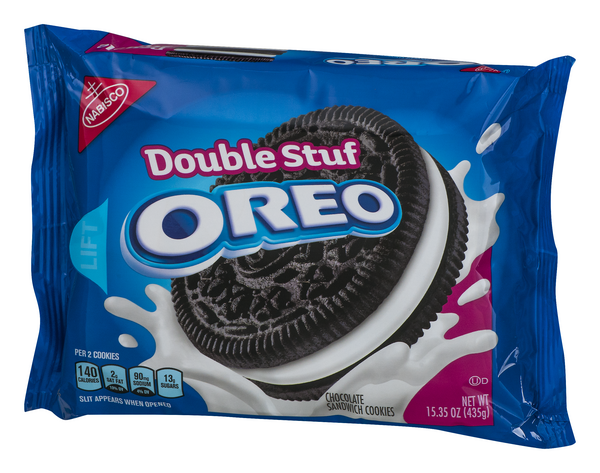 Nabisco Oreo Double Stuf Chocolate Sandwich Cookies Hy Vee Aisles Online Grocery Shopping