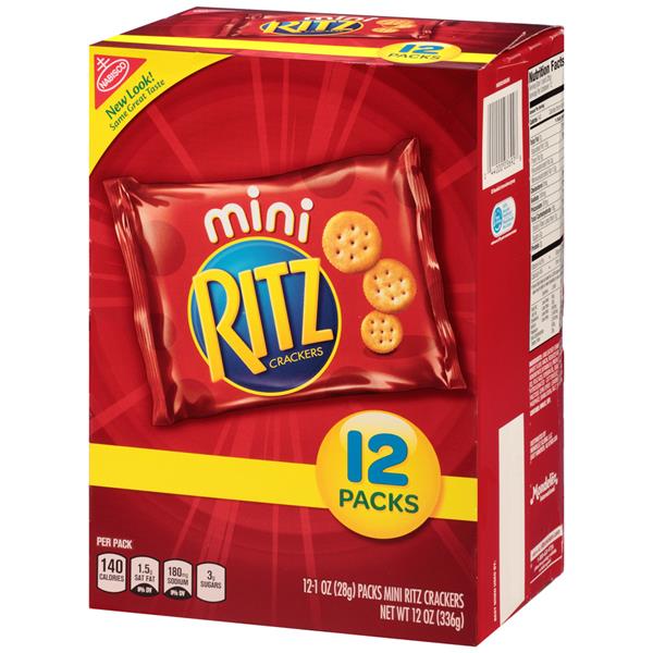 Mini Ritz Chocolate Nabisco Mini Ritz Crackers 12-1oz. Packs | Hy-Vee Aisles Online Grocery ...