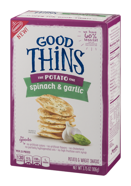 Good Thins Potato, Sweet Potato & Wheat Snacks 3.75 Oz