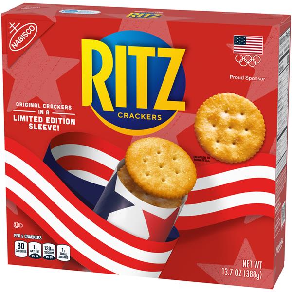 Nabisco Ritz Original Crackers Limited Edition Sleeve HyVee Aisles