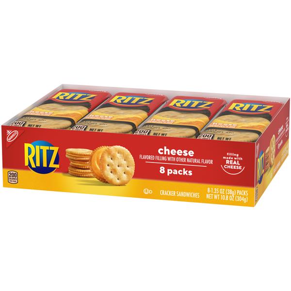 Nabisco Ritz Cheese Cracker Sandwiches 8-1.35 Oz Packs | Hy-Vee Aisles ...