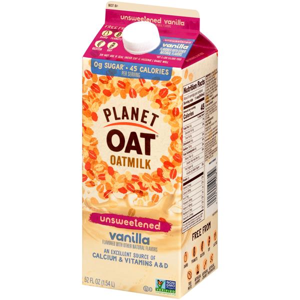 Oat Unsweetened Vanilla Oatmilk HyVee Aisles Online Grocery
