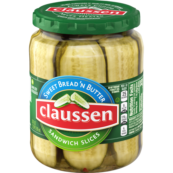 Claussen Sweet Bread N Butter Sandwich Pickle Slices Hy Vee Aisles Online Grocery Shopping