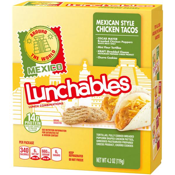 Oscar Mayer Lunchables Mexican Style Chicken Tacos | Hy-Vee Aisles ...